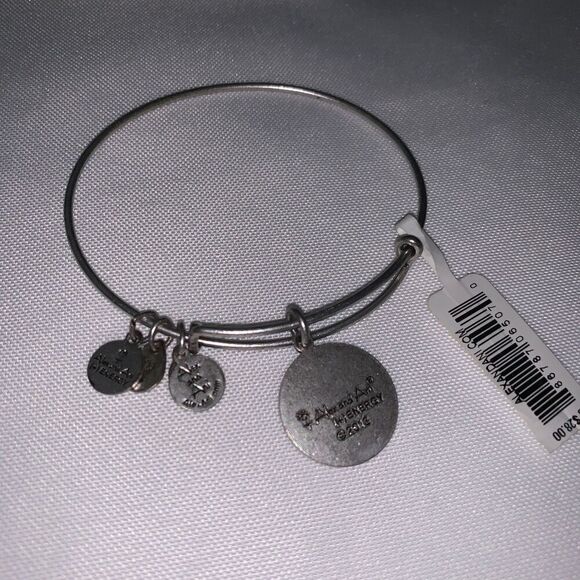 Alex and Ani Hawk spirit Charm Bangle, ALEX AND ANI HAWK SPIRIT CHARM BRACELET - Picture 3 of 5